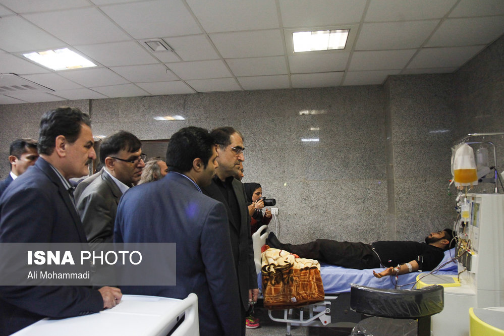 سفر وزیر بهداشت به خوزستان (+عکس)