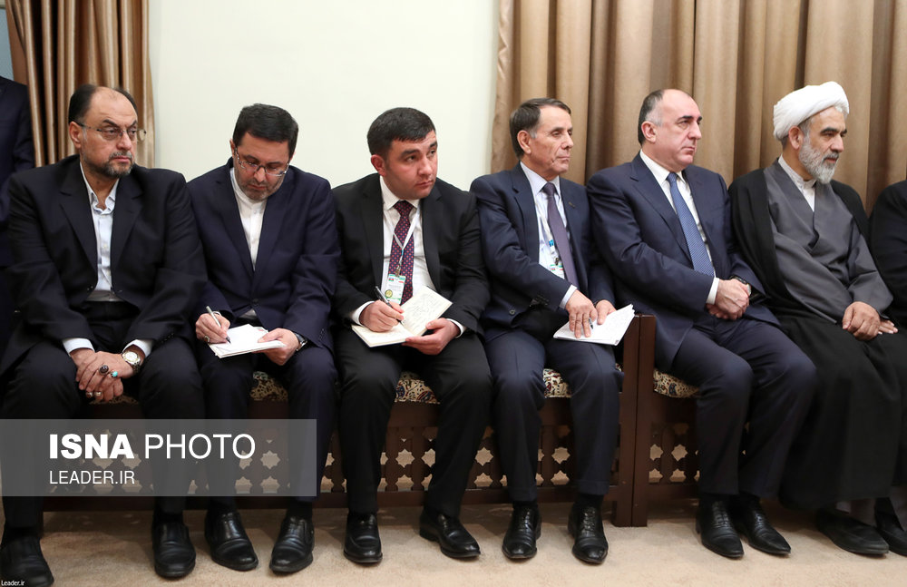 دیدار رییس جمهور آذربایجان با مقام معظم رهبری (+عکس)