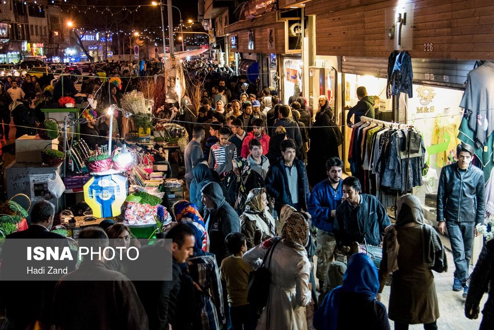 بازار تهران در آستانه شب عید (+عکس)