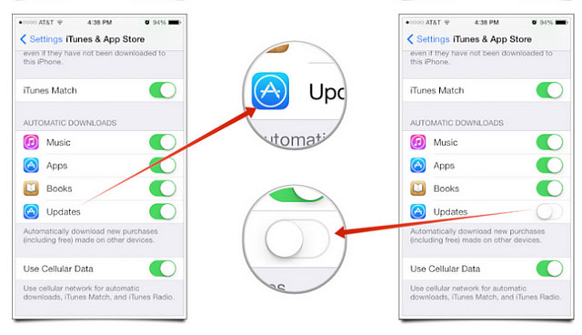 جلوگیری از آپدیت اتوماتیک اپلیکیشن‌ها در iOS