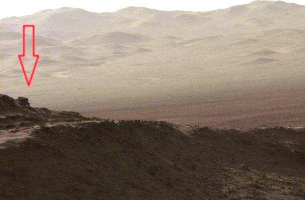 شکار بیگانه فضایی در تصویر «کنجکاوی» از مریخ