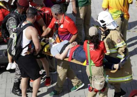 سقوط دوربین عنکبوتی المپیک 7 نفر را مجروح کرد