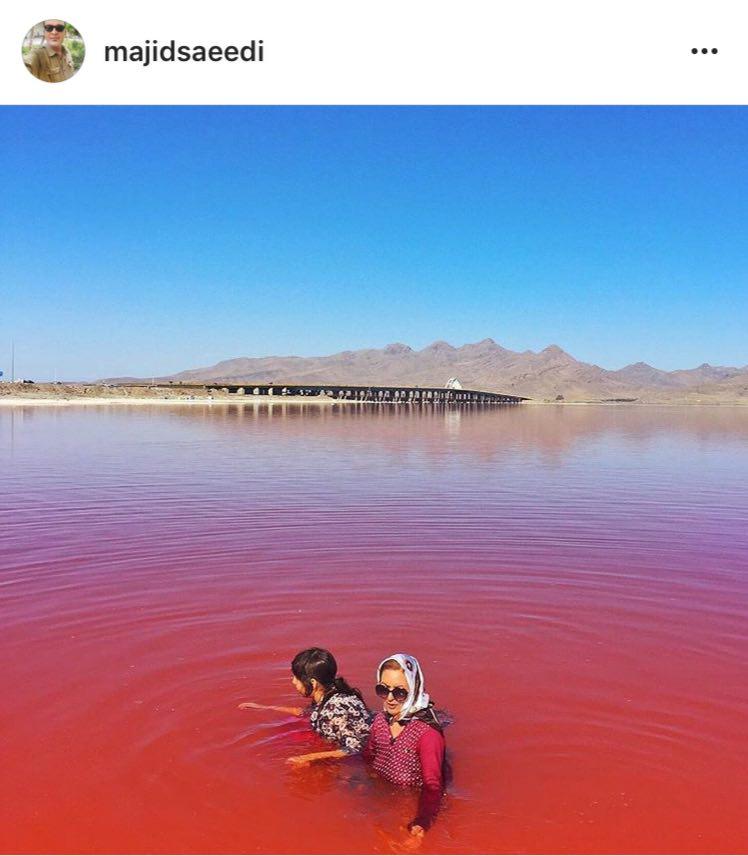 استقبال بیش از یک میلیون کاربر اینستاگرام از عکسی از دریاچه ارومیه