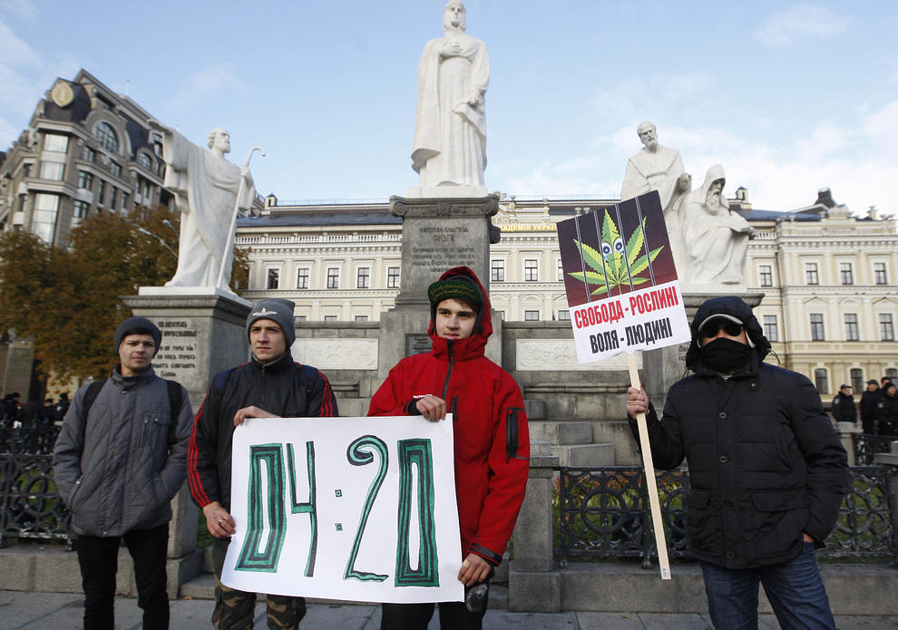 митинг легализации марихуаны