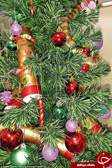 هدیه مرگبار در درخت کریسمس (+عکس)