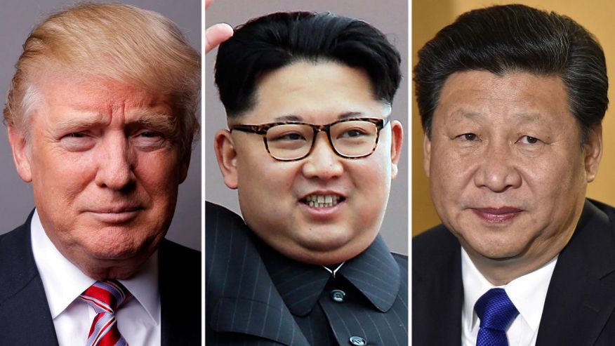 ترامپ: معضل کره شمالی را یک تنه حل می کنیم