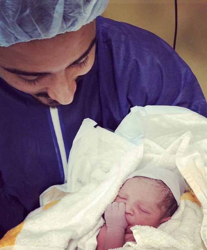 رضا قوچان نژاد پدر شد (عکس)