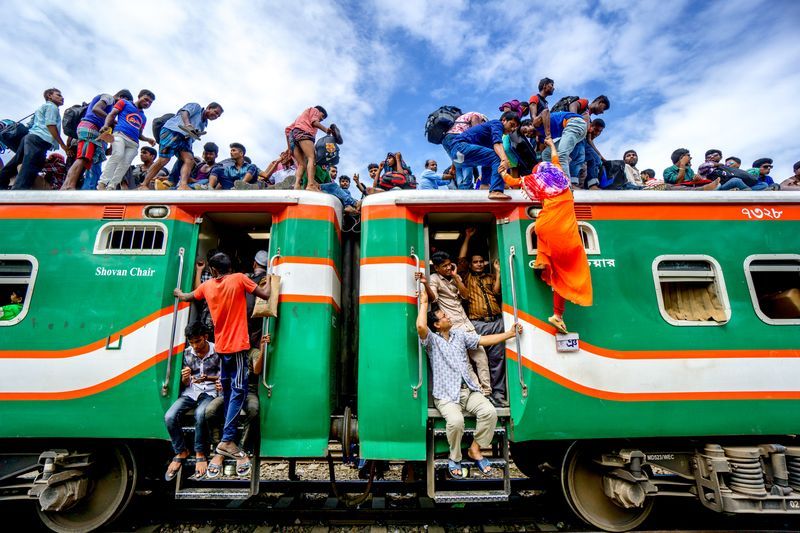 سفر مردم بنگلادش (عکس)