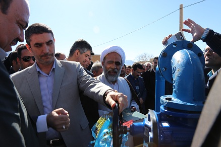 بهره برداری از پروژه مخزن ذخیره آب شهر نراق