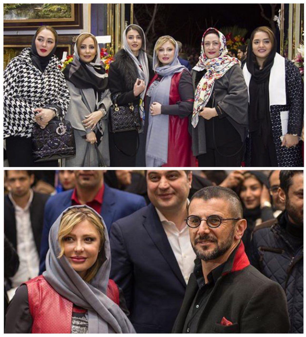 حضور هنرمندان در مراسم افتتاحيه گالرى نقره همسر نيوشا ضيغمى (عکس)