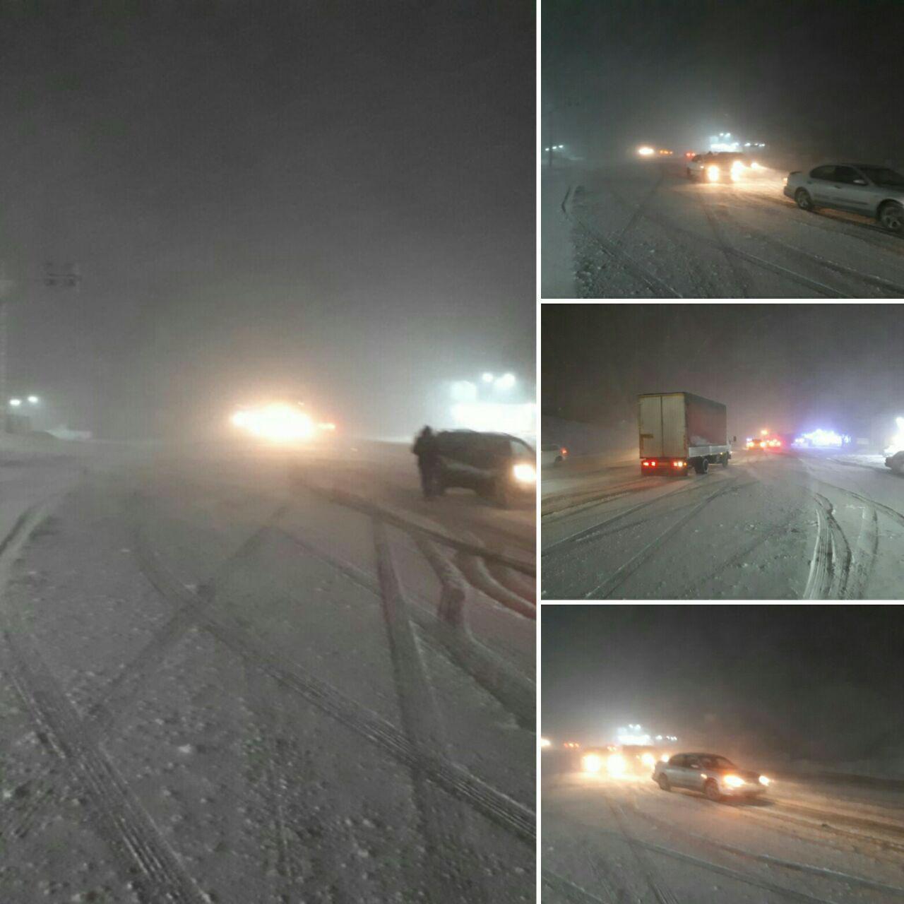 جاده هراز مسدود شد