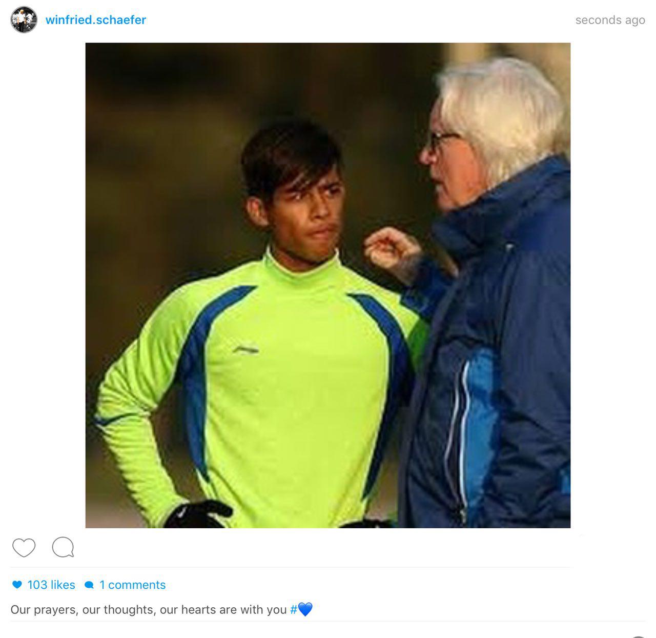 پست اينستاگرامى شفر براى مهدی قائدی