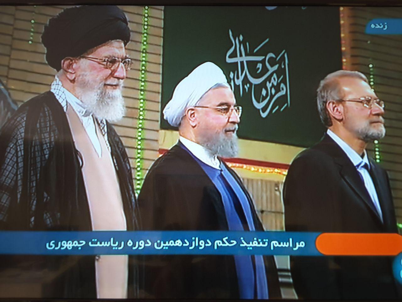 آغاز مراسم تنفیذ ریاست جمهوری روحانی/ وزیر کشور در حال گزارش دادن از روند انتخابات
