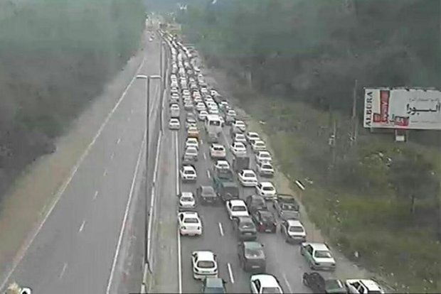 ترافیک سنگین در جاده هراز (+عکس)