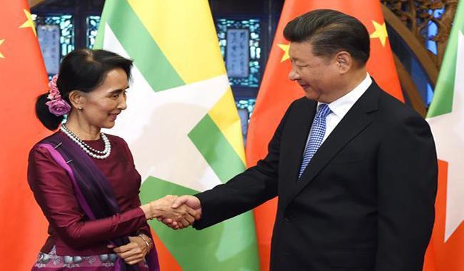 حمایت چین از رفتار دولت میانمار در قبال مسلمانان روهینگیا