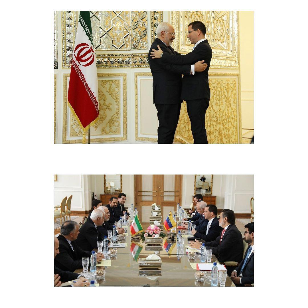 دیدار وزیر خارجه ونزوئلا با ظریف (عکس)