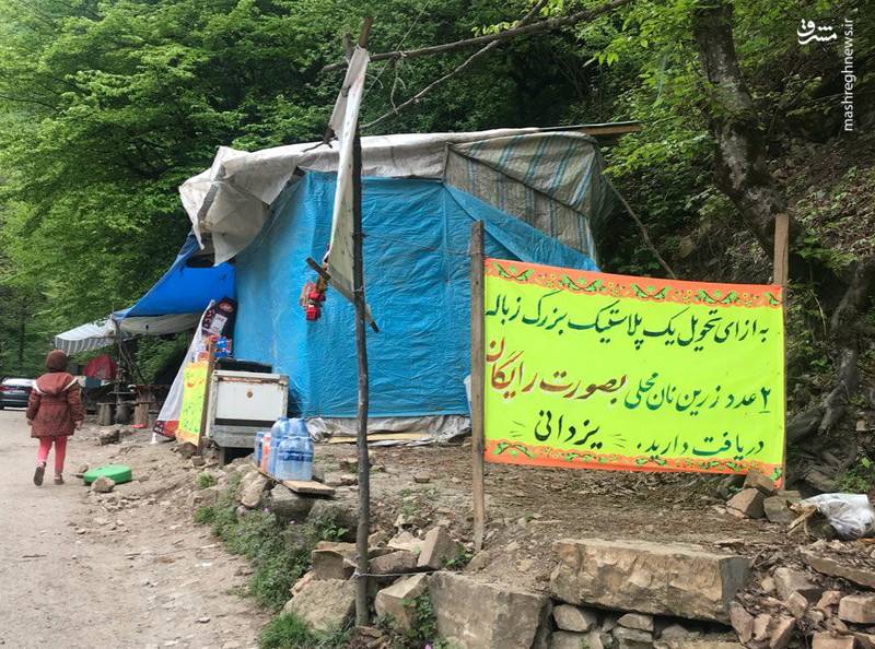 ایده&zwnj;ای جالب برای پاک ماندن طبیعت (عکس)