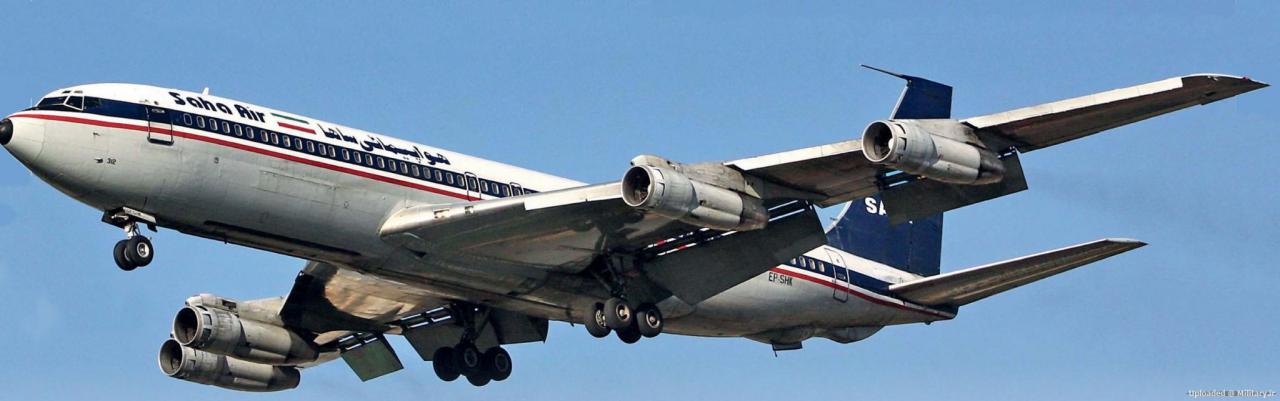 سقوط بوئینگ 707 در نزدیک کرج / برخلاف اعلام سازمان هواپیمایی، احتمالاً هواپیما متعلق به 