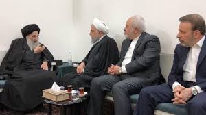 تمجید آیت الله سیستانی از ایران در مبارزه با داعش در دیدار با روحانی