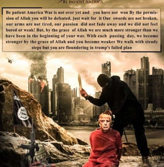 داعش باز هم ترامپ را تهدید به مرگ کرد (+عکس)