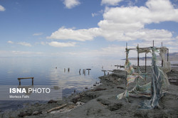 تنها 40 درصد مساحت کل دریاچه ارومیه آب دارد