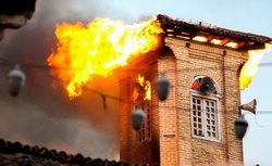 دادستان مازندران: آتش‌سوزی مسجد جامع ساری امنیتی نبوده