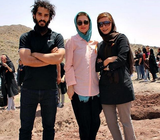 بازیگر ایرانی در کنار همسر فرانسوی&zwnj;اش (عکس)