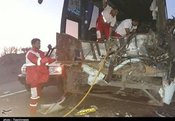 4 کشته در تصادف اتوبوس با پراید در آزادراه زنجان به تبریز