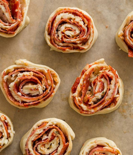 طرز تهیه پیتزا چرخی