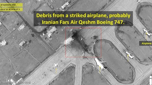 اسرائیل تصاویر حملات اخیرش به سوریه را منتشر کرد