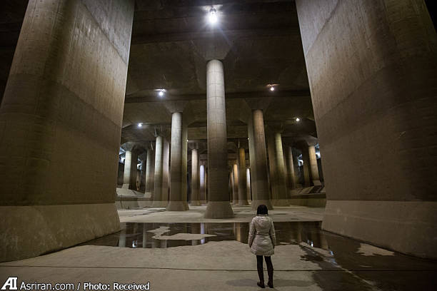 ژاپن و سازه ضد سیل که مجسمه آزادی و شاتل فضای در آن جا می شود! (+فیلم/تصاور)