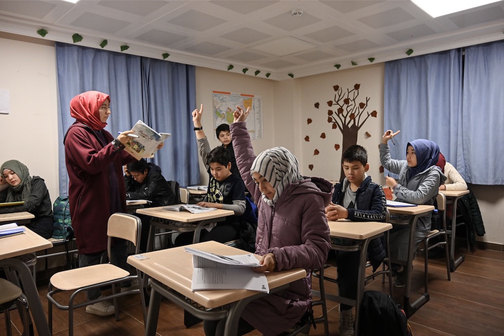 کودکان اویغور در استانبول