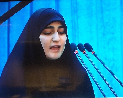سخنرانی زینب سلیمانی در محضر رهبر انقلاب: پدرم بزرگترین مرد راهبردی در محاسبه قدرت بود