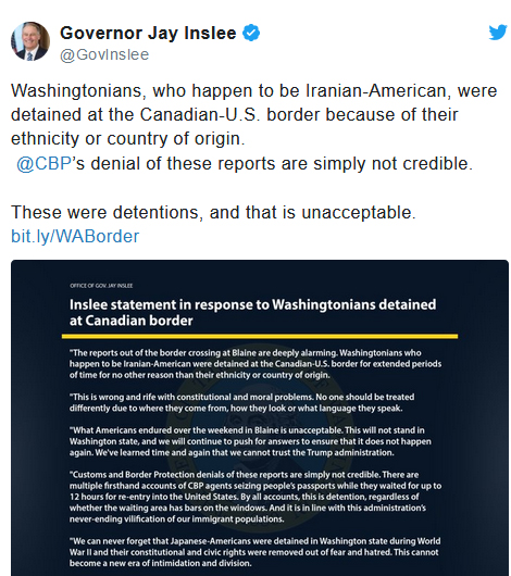 مزاحمت گارد مرزی آمریکا برای ورود ایرانی&zwnj;ها به خاک آمریکا