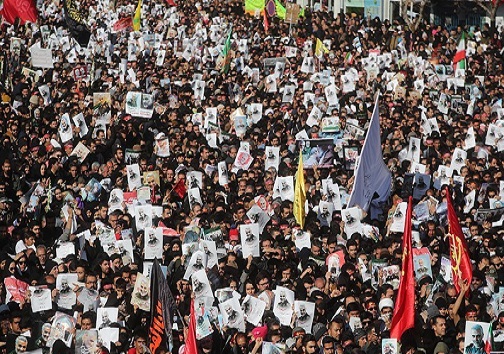 آغاز مراسم تشییع پیکر مطهر شهید ابومهدی در آبادان