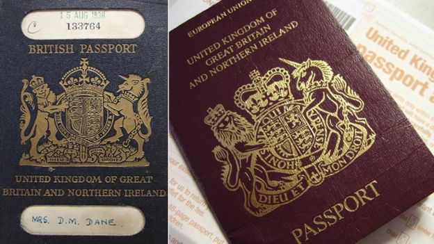 بریتانیا تغییر پاسپورت