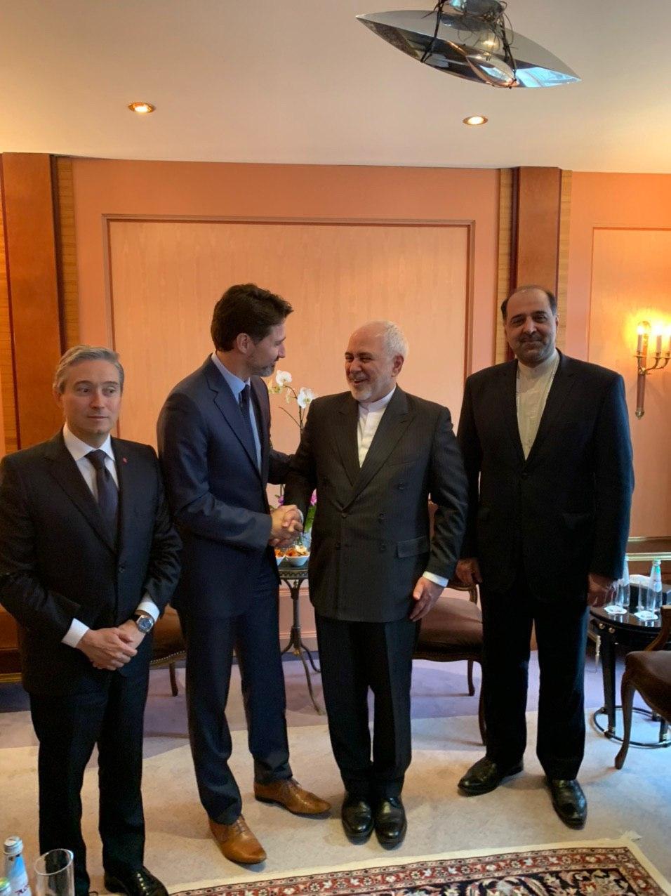 دیدار ظریف با نخست&zwnj;وزیر و وزیر خارجه کانادا