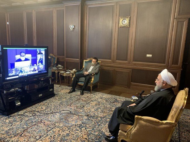 برگزاری جلسه ستاد ملی مقابله با کرونا به شکل ویدئو کنفرانس