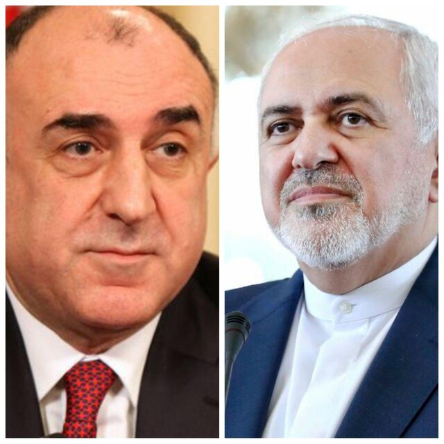  ظریف و وزیر خارجه آذربایجان 