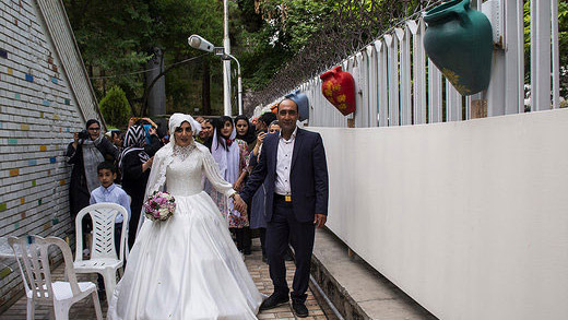 ازدواج 2 کارتن خواب در تهران (عکس)