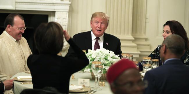 افطاری ترامپ در کاخ سفید (+عکس)