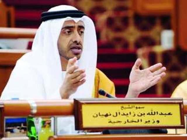 وزیر خارجه امارات: امیدواریم شاهد چارچوب گسترده&zwnj;تری برای همکاری با ایران باشیم