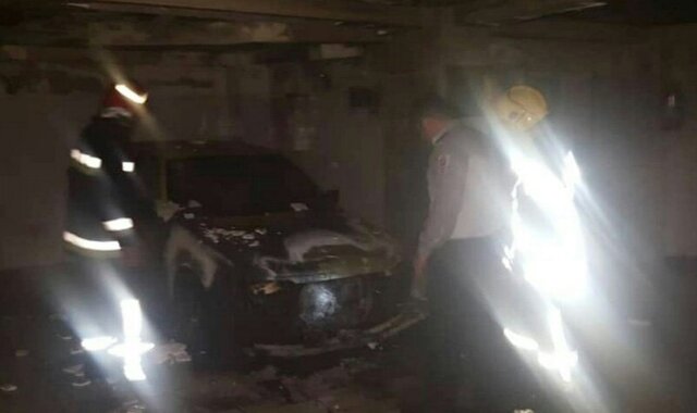 احیای یک نوزاد پس از انفجار خودرو در پارکینگ یک ساختمان