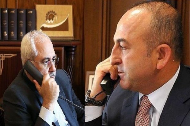 گفتگوی تلفنی ظریف با &laquo;چاوش اوغلو&raquo; درباره تحولات شمال سوریه