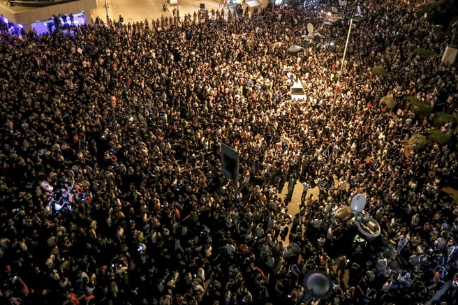 تظاهرات در لبنان (+عکس)