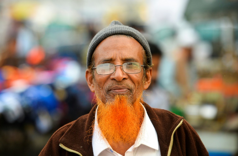 ریش قرمز بنگلادشی، مد جدید پیرمردها+تصاویر