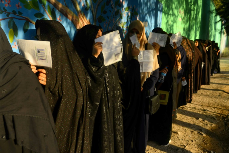 آغاز انتخابات ریاست جمهوری در افغانستان (+عکس)