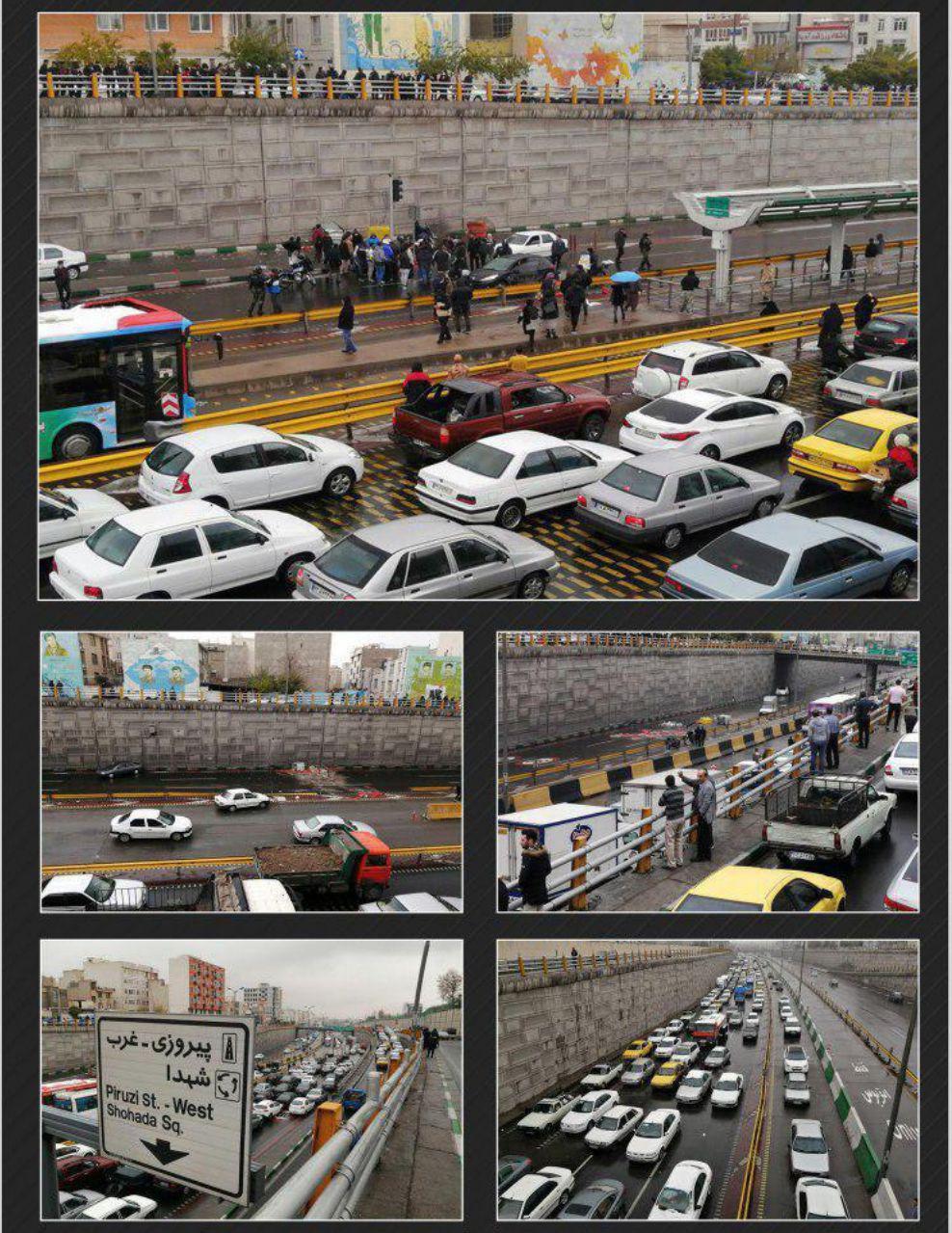 ترافیک چندصدمتری در بزرگراه امام علی (+عکس)