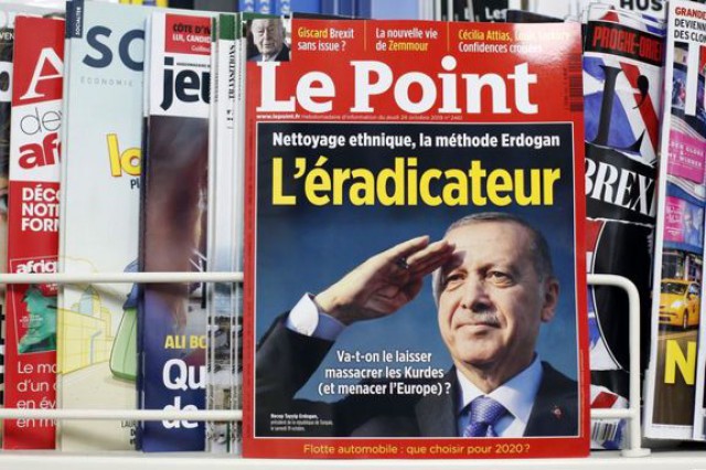 شکایت اردوغان از مجله فرانسوی