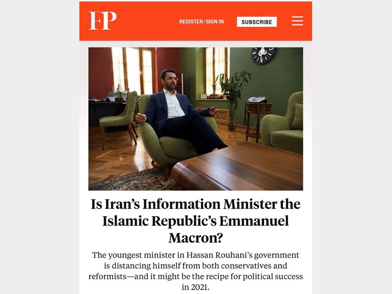 مطلب نشریه آمریکایی درباره وزیر ارتباطات